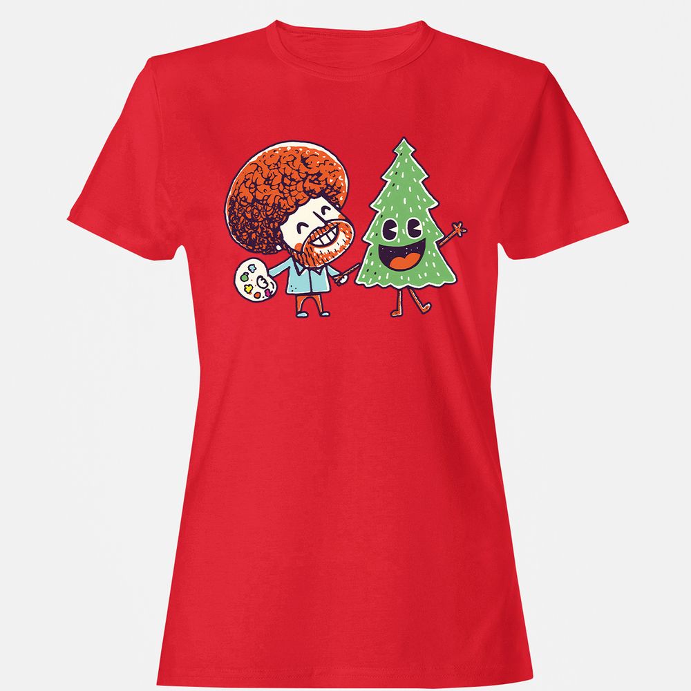 Women's T-Shirt - P9RUJPAU - Red - 13