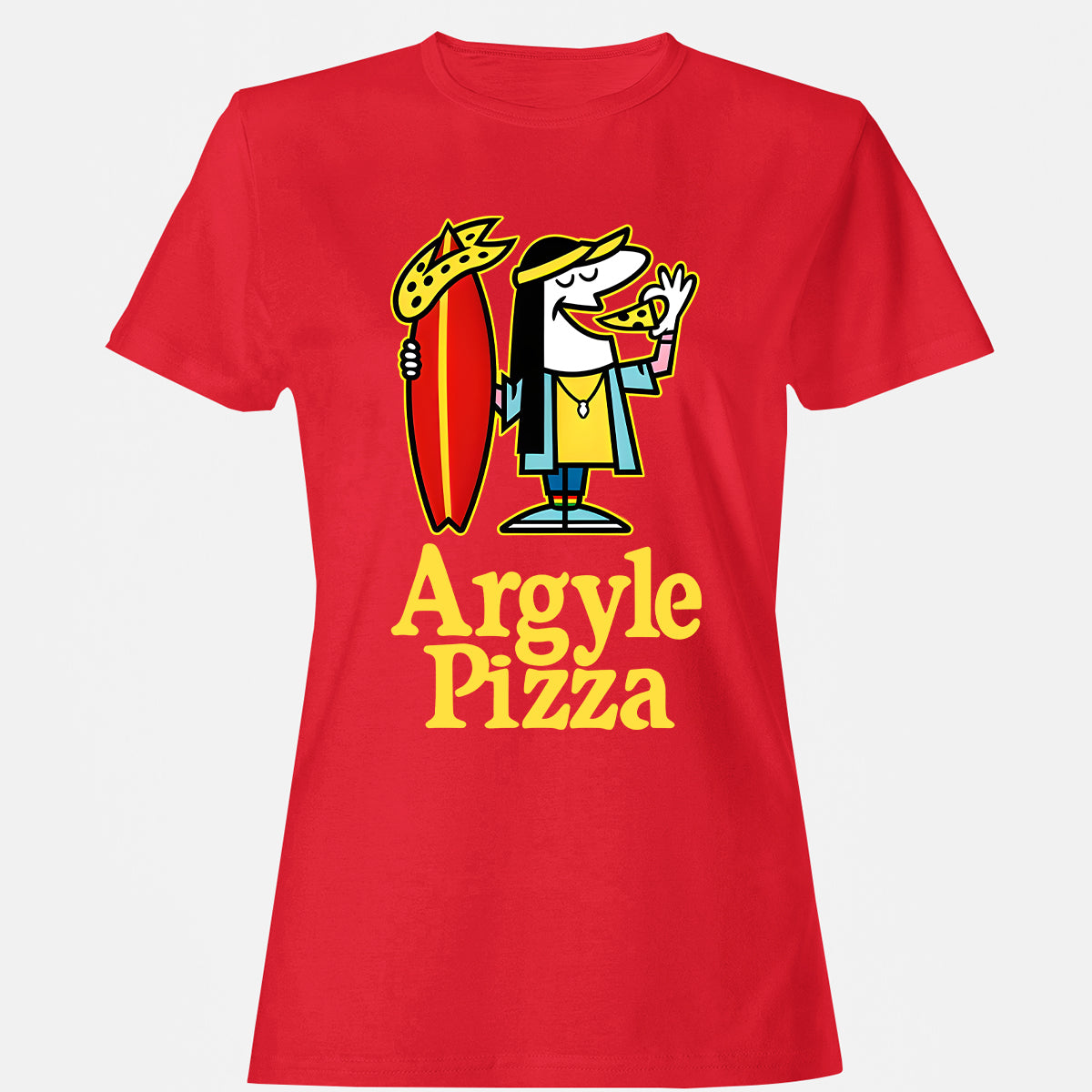 Women's T-Shirt - 6LS1NN9R - Red - 13