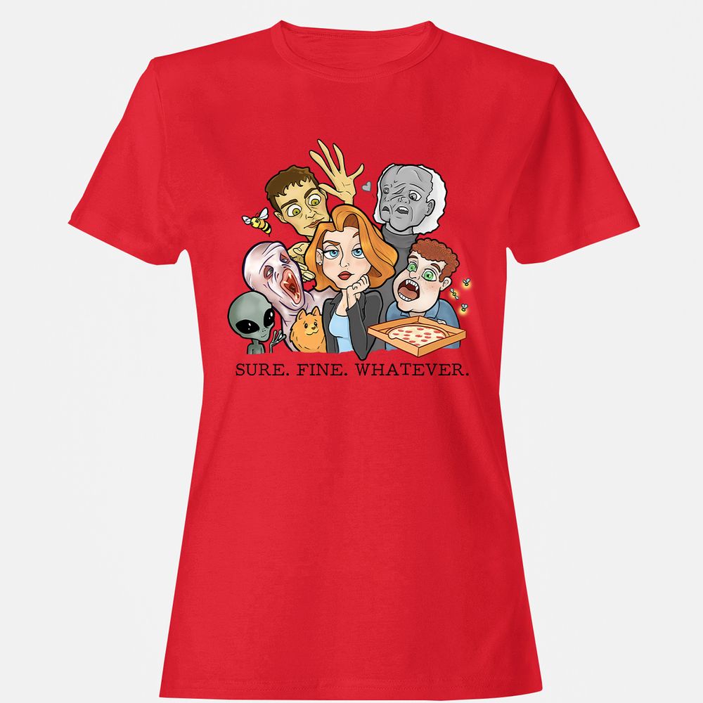 Women's T-Shirt - 7UD5J5P8 - Red - 13