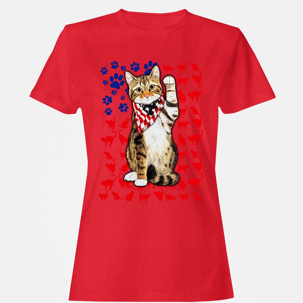 Women's T-Shirt - 71XDT1WD - Red - 13