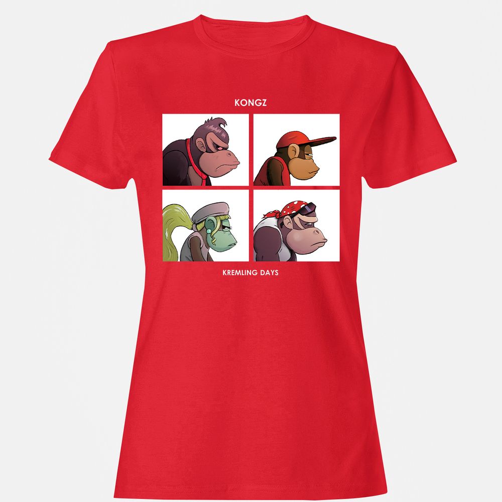 Women's T-Shirt - FEVBYFK2 - Red - 13
