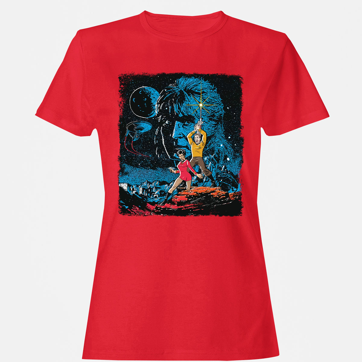 Women's T-Shirt - UP9A6DPD - Red - 13