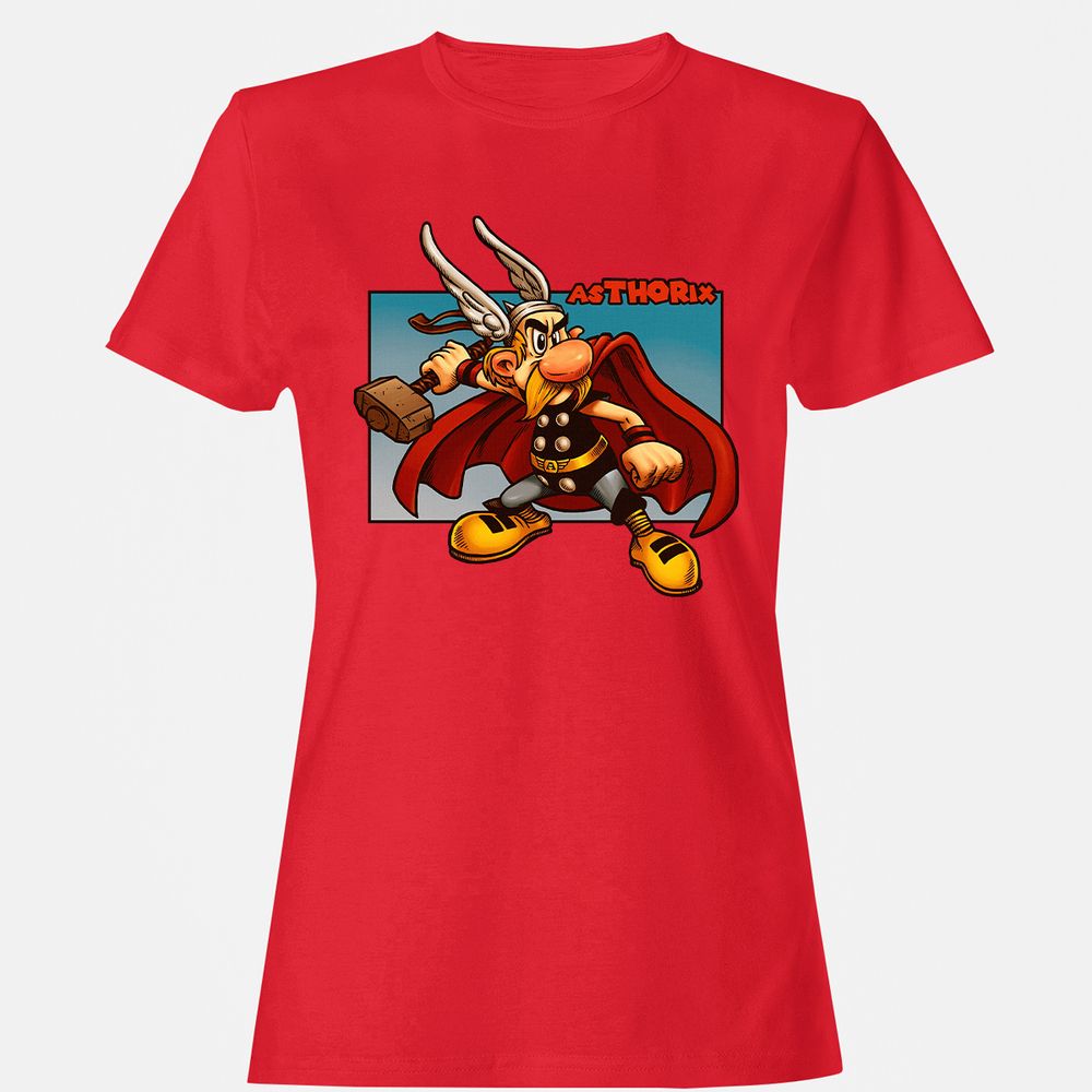 Women's T-Shirt - 8E2FL1MX - Red - 13