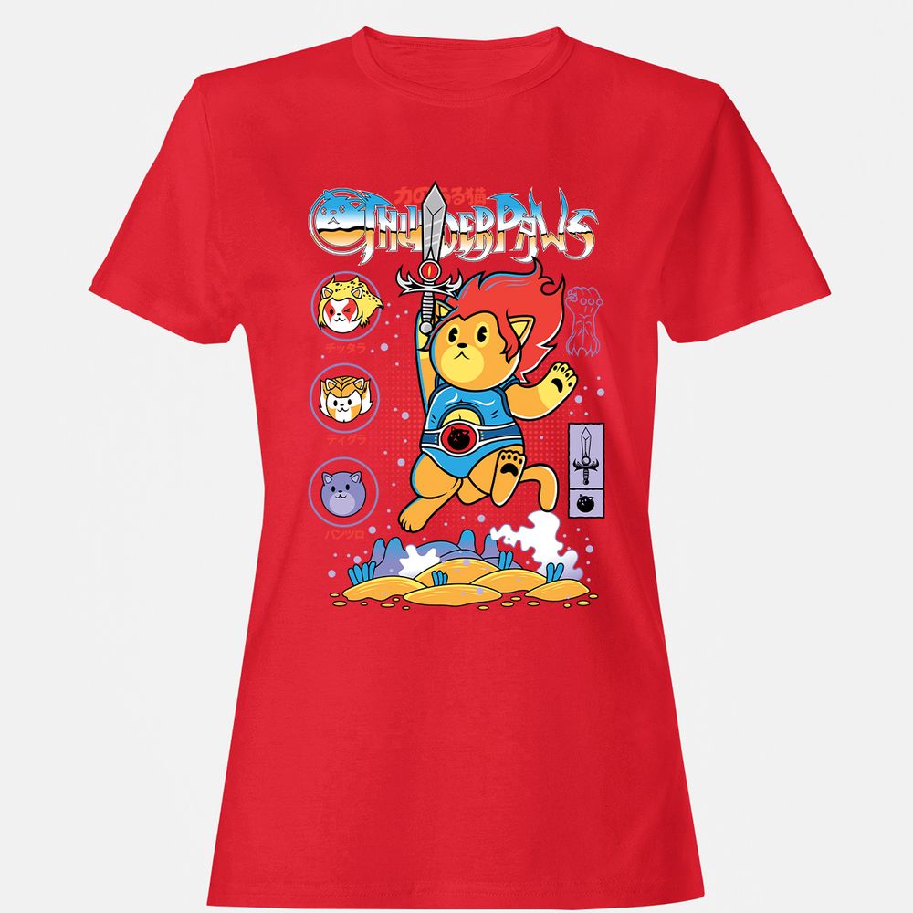 Women's T-Shirt - QN4ERLXM - Red - 13