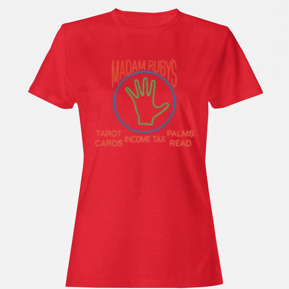 Women's T-Shirt - VD665CTP - Red - 13