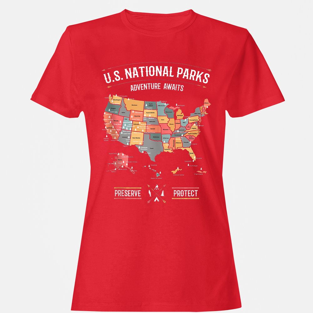 Women's T-Shirt - N6NYLAMZ - Red - 13