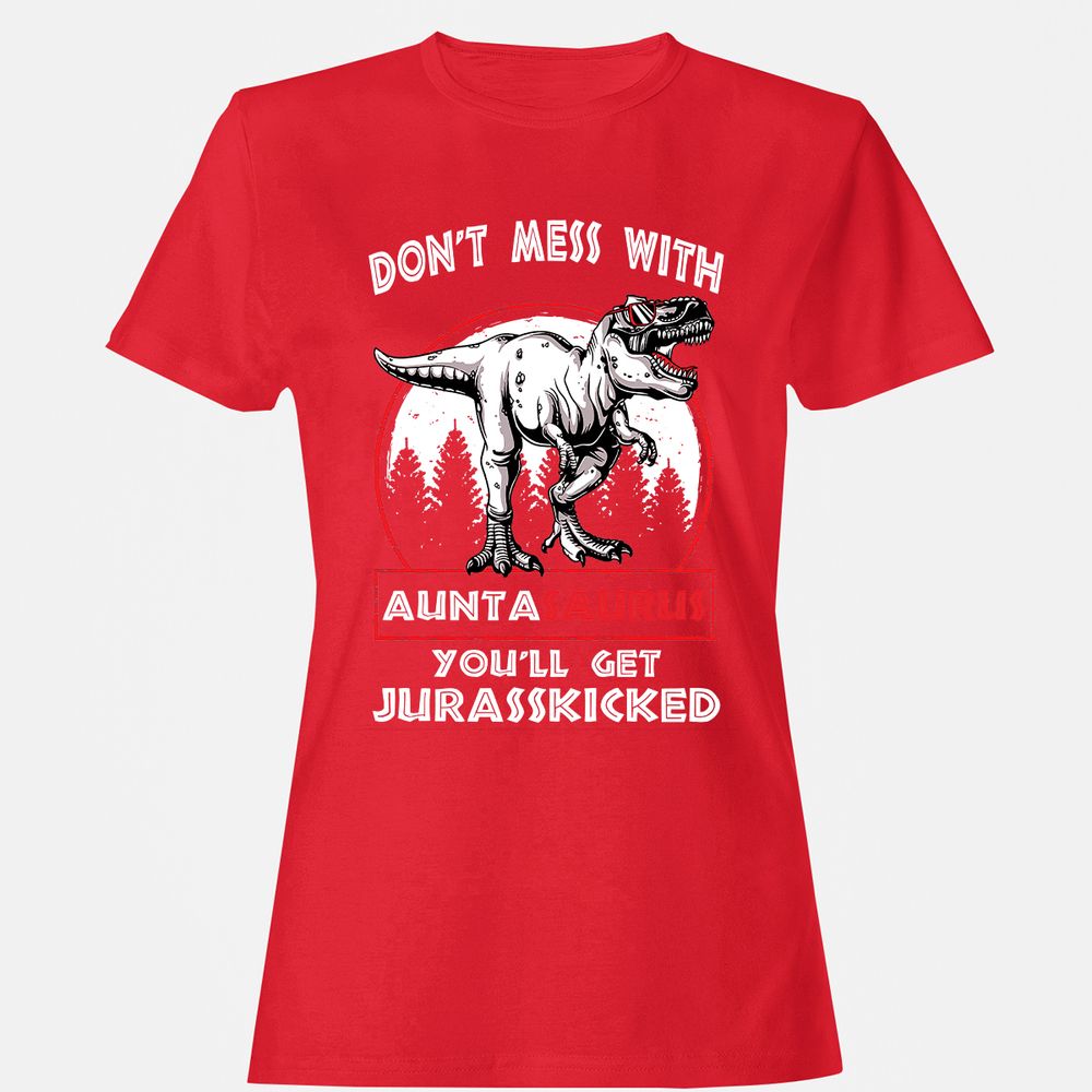 Women's T-Shirt - 87D8J5LA - Red - 13