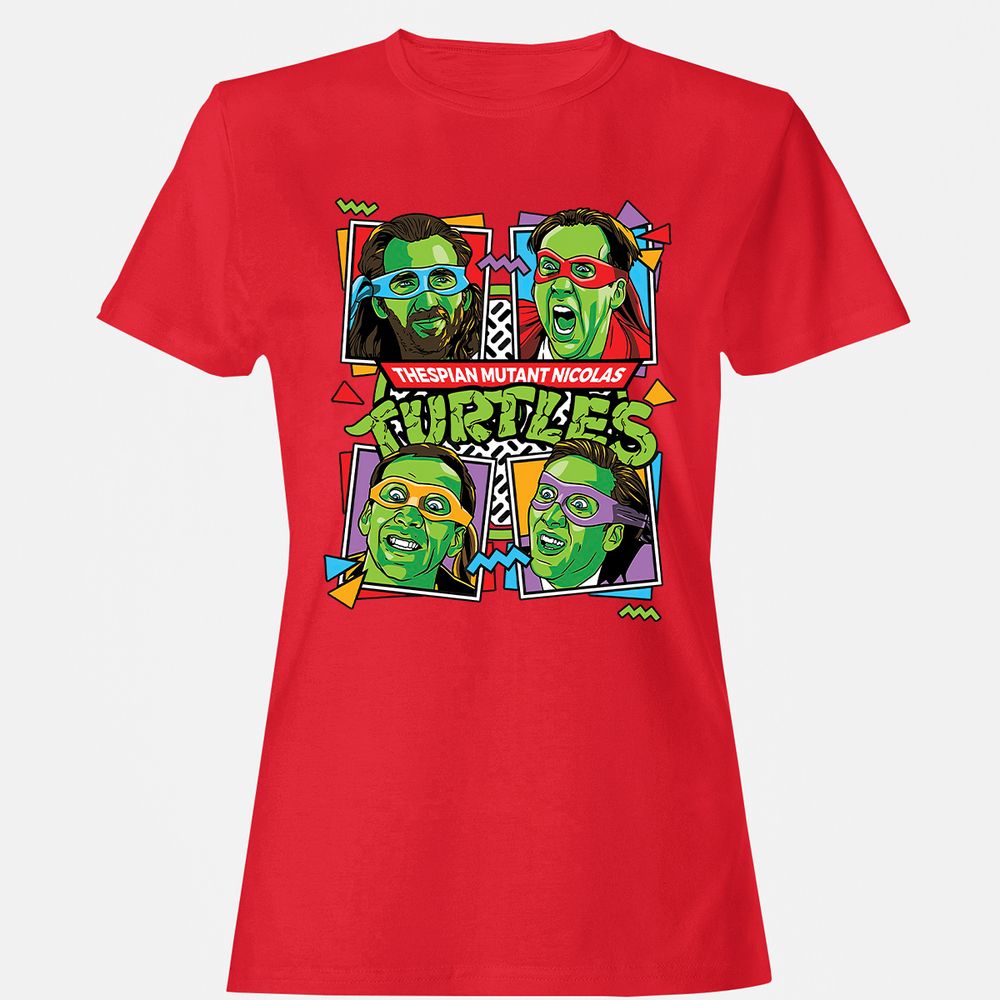 Women's T-Shirt - YTQELUK5 - Red - 13