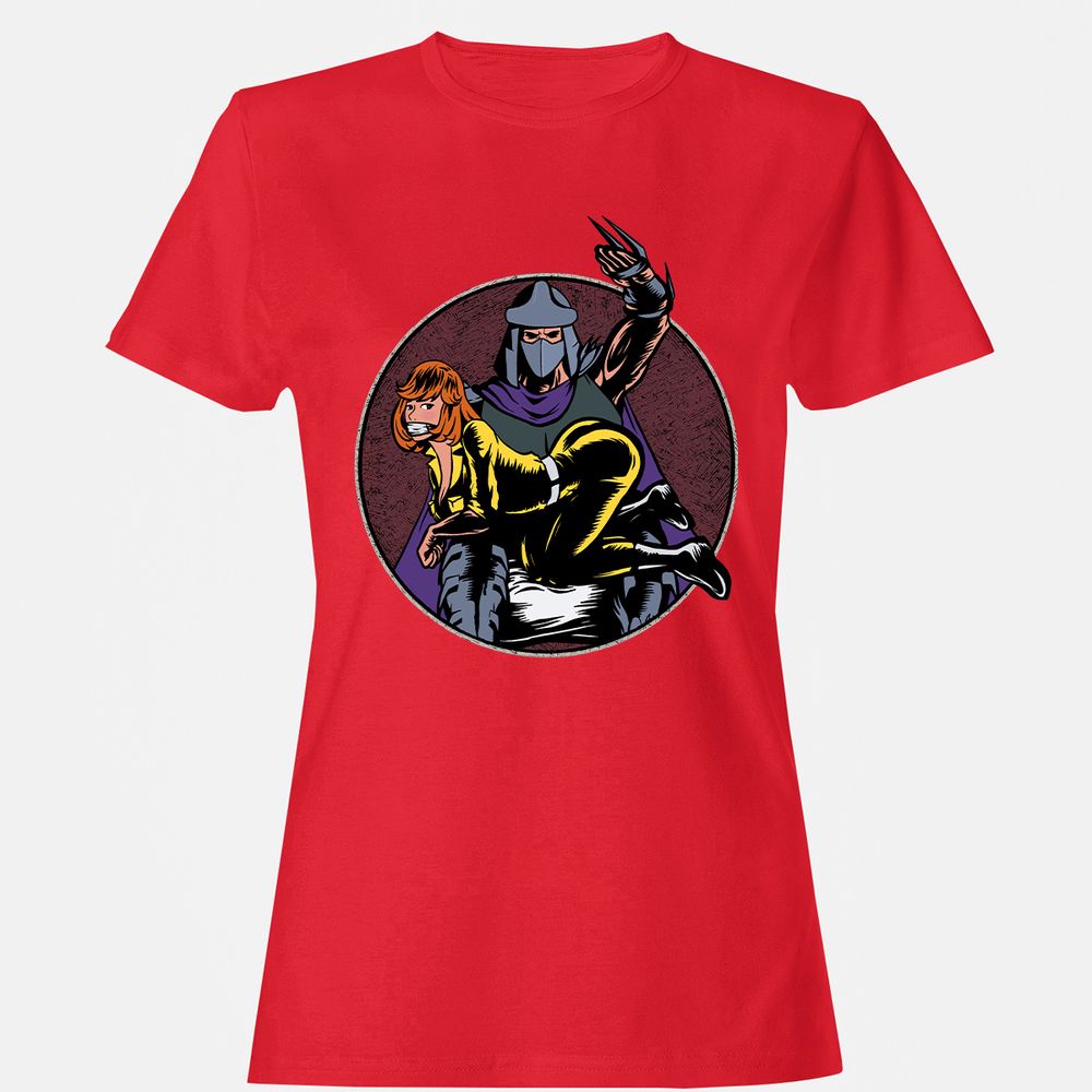 Women's T-Shirt - QZ6C8ENR - Red - 13