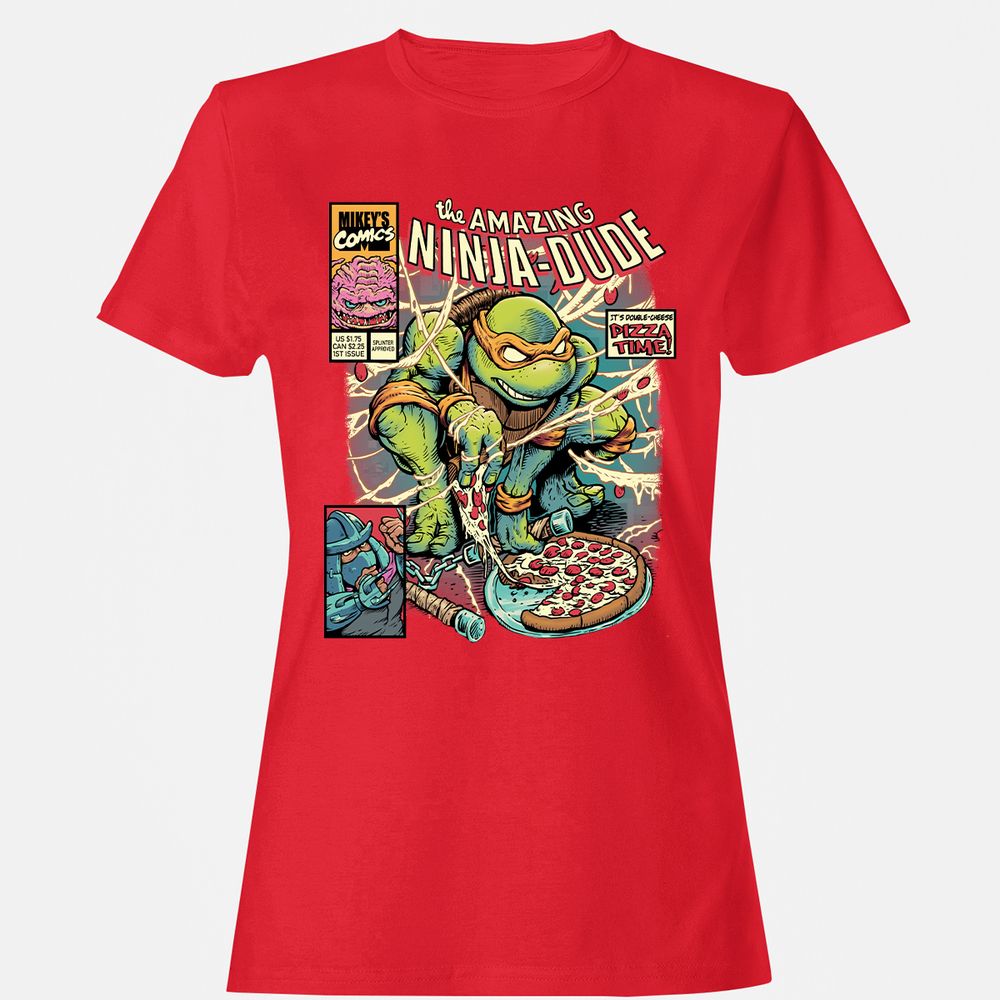 Women's T-Shirt - CWXEHK95 - Red - 13