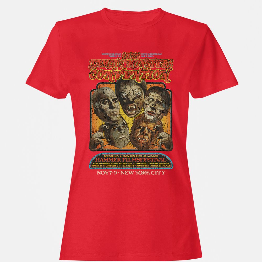 Women's T-Shirt - KH8GQTSQ - Red - 13