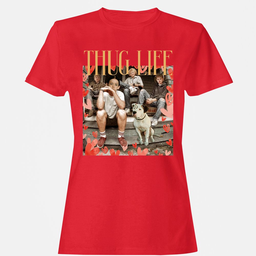 Women's T-Shirt - VQSKMANH - Red - 13