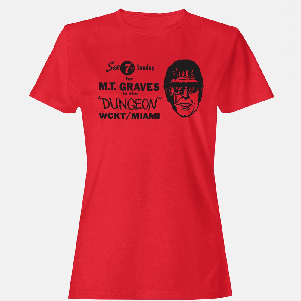 Women's T-Shirt - CB1MQLEZ - Red - 13