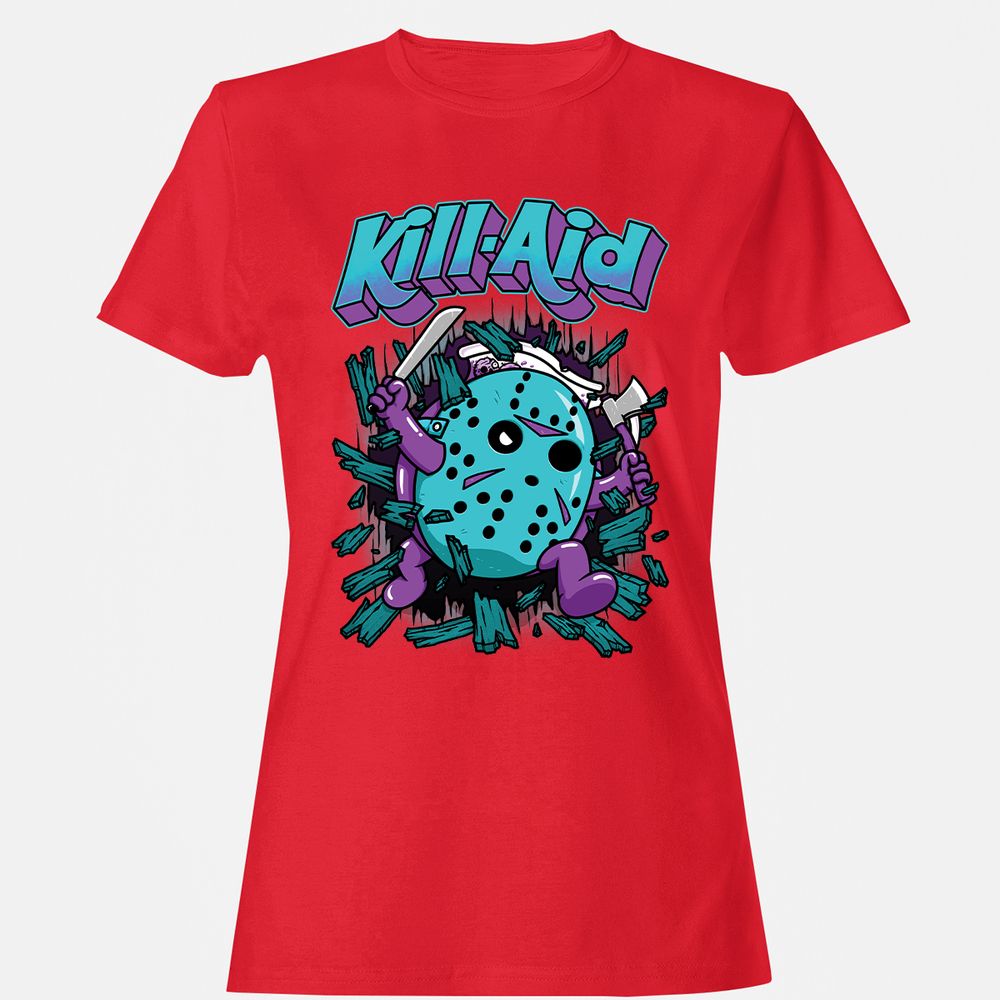 Women's T-Shirt - HQD84ZHB - Red - 13