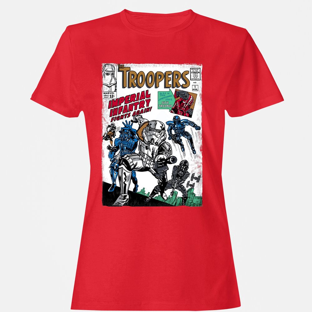 Women's T-Shirt - 2X82ASSM - Red - 13