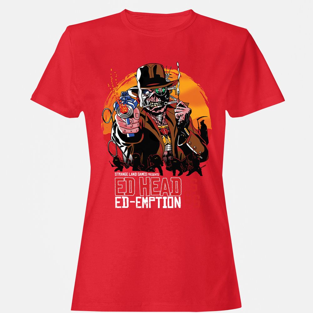 Women's T-Shirt - AQEPKF6W - Red - 13