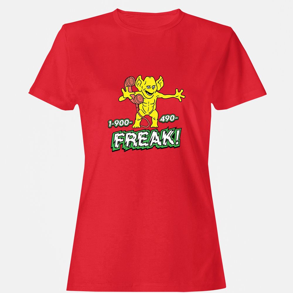 Women's T-Shirt - E929FZQN - Red - 13