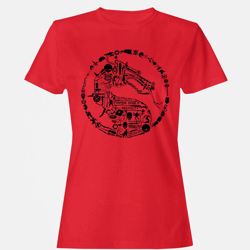 Women's T-Shirt - 4ANR8YE6 - Red - 13