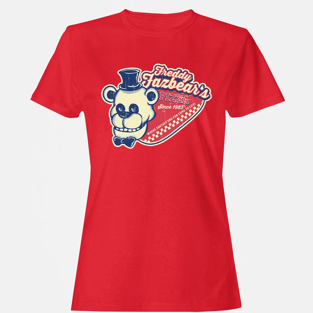Women's T-Shirt - ZGQCU965 - Red - 13
