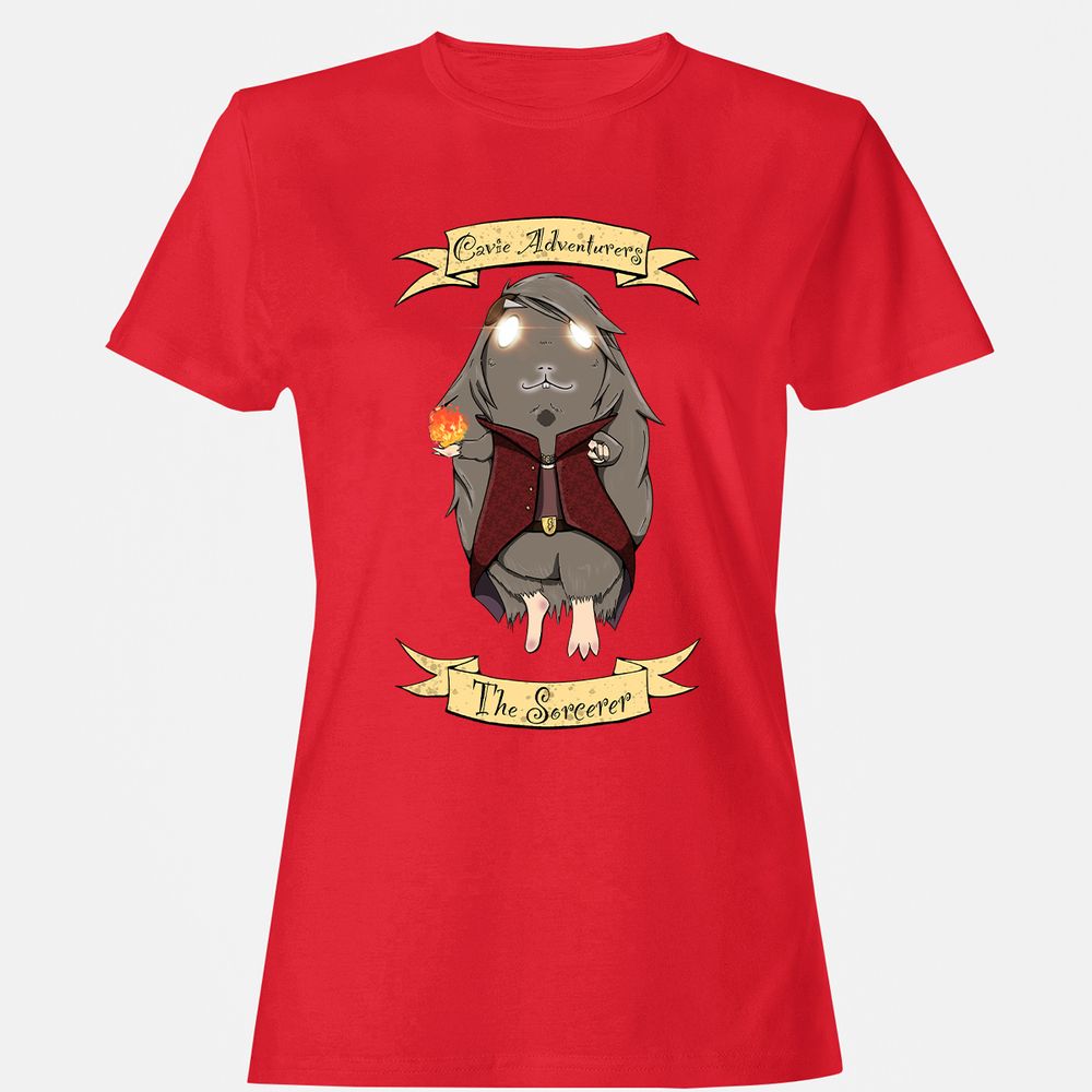 Women's T-Shirt - 4FZL1YGA - Red - 13