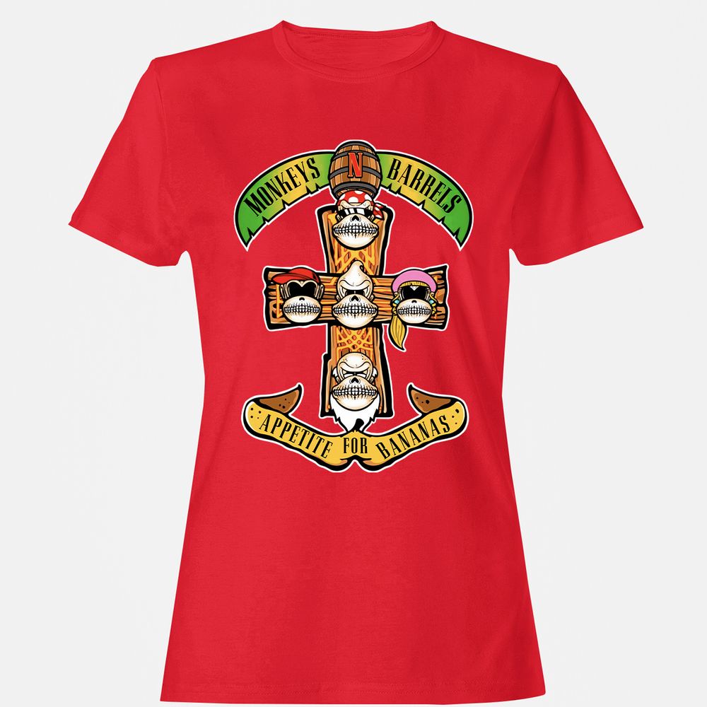 Women's T-Shirt - XZMLWN6G - Red - 13