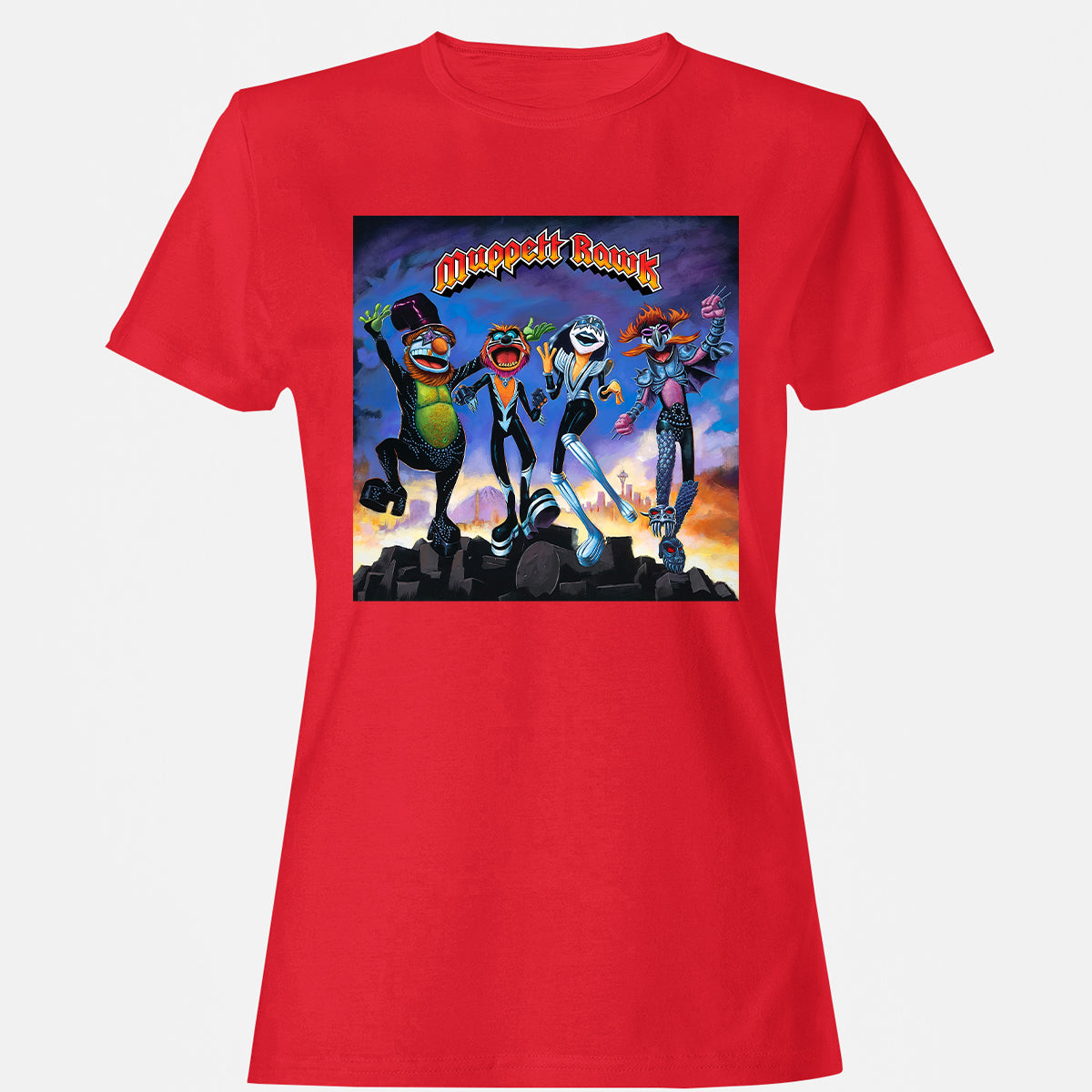 Women's T-Shirt - P9XEUXY6 - Red - 13
