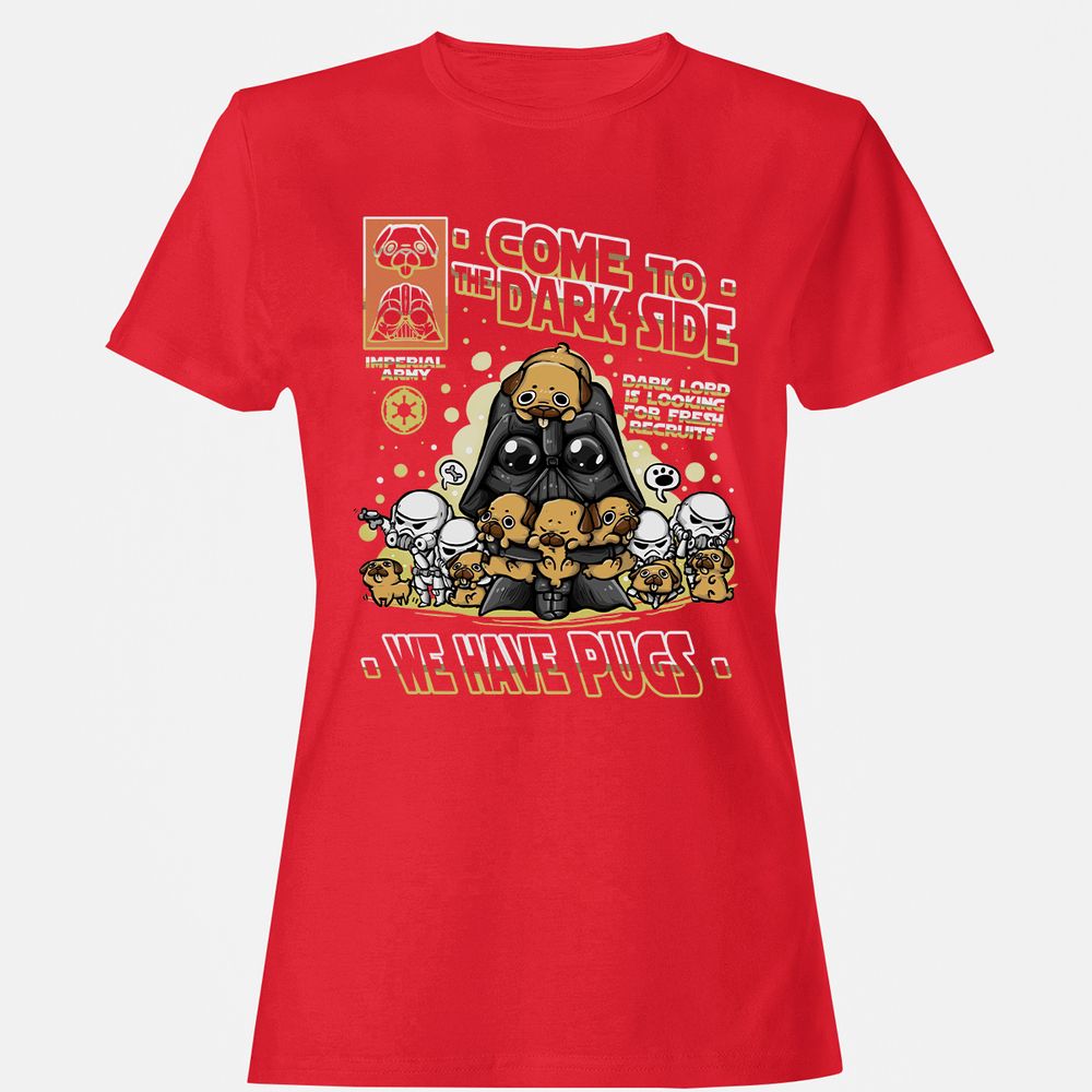 Women's T-Shirt - NQXSWUEQ - Red - 13