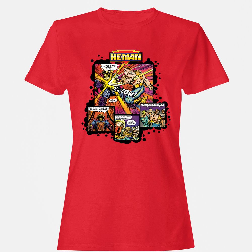 Women's T-Shirt - V1SHCJCU - Red - 13