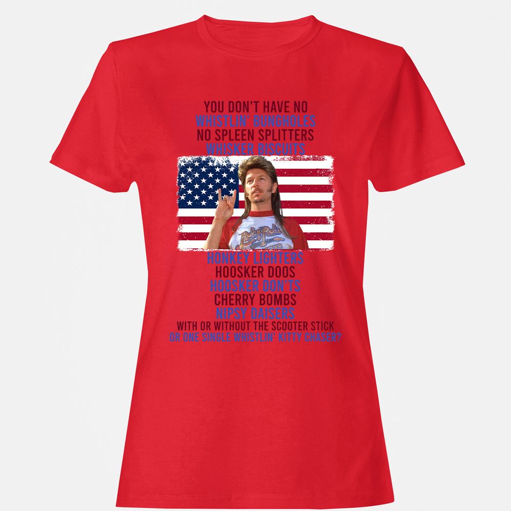 Women's T-Shirt - VVC4K9HK - Red - 13