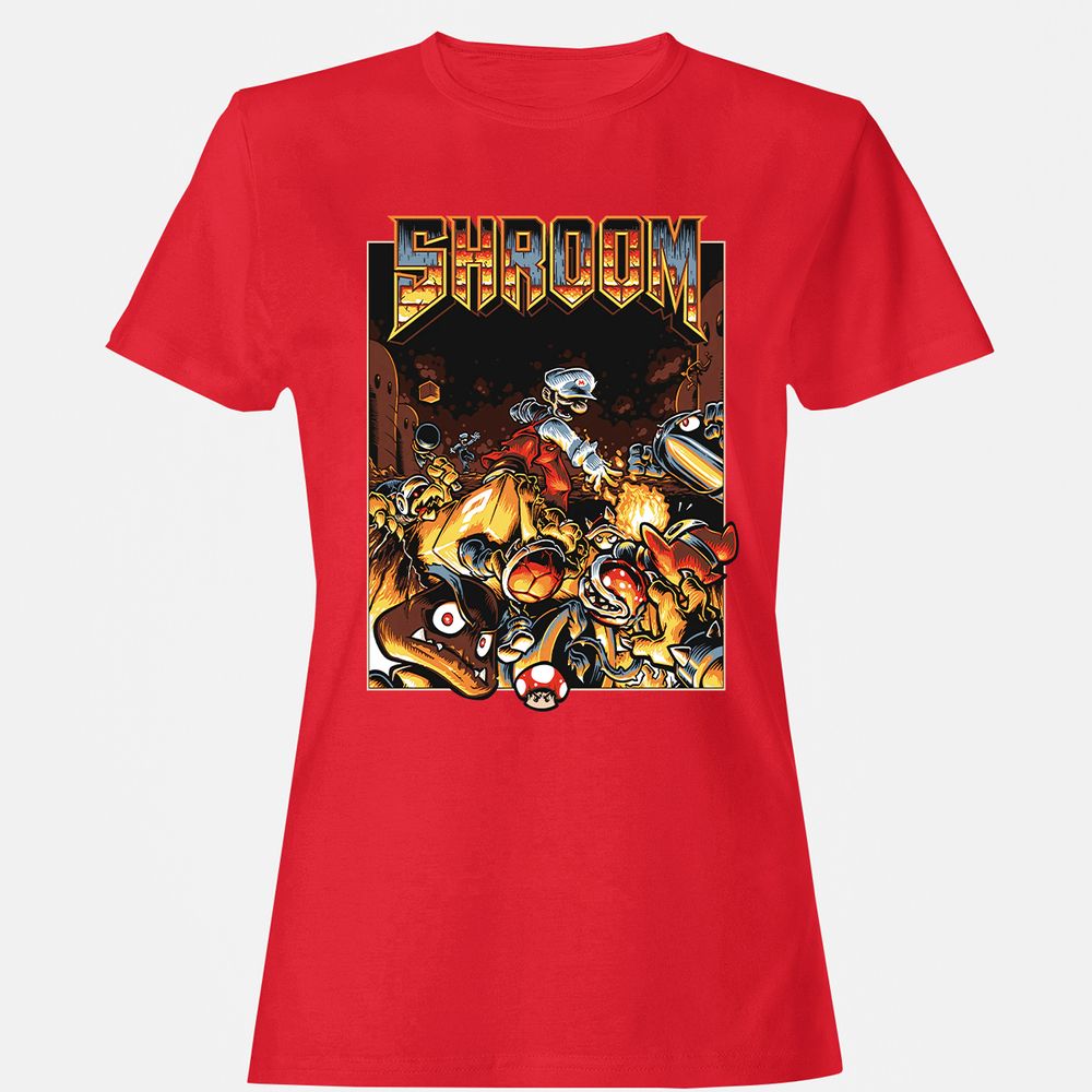 Women's T-Shirt - E51NDWD4 - Red - 13