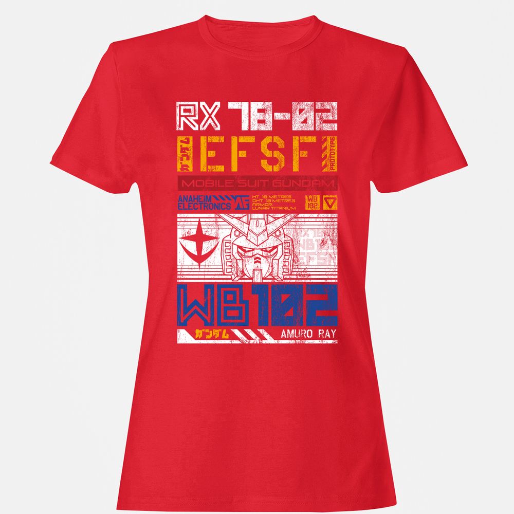 Women's T-Shirt - GNV27X6F - Red - 13