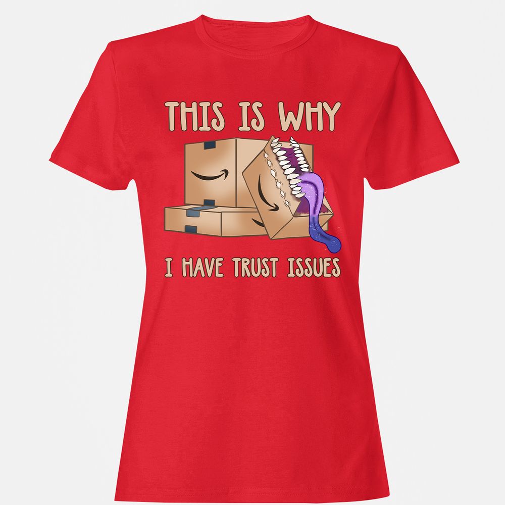 Women's T-Shirt - CVF6TBKV - Red - 13