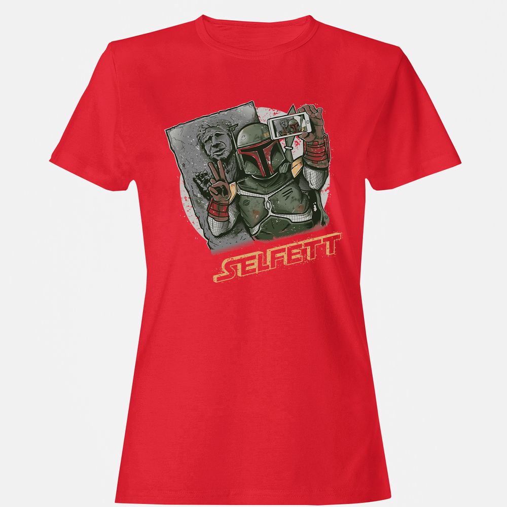 Women's T-Shirt - FJ3VLGPT - Red - 13