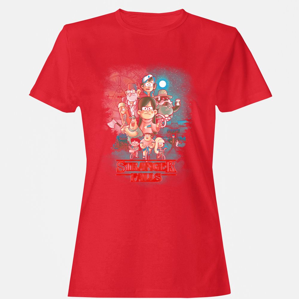 Women's T-Shirt - FZN9GJM4 - Red - 13