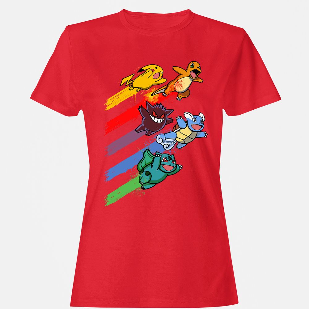 Women's T-Shirt - 3U4B4Q68 - Red - 13