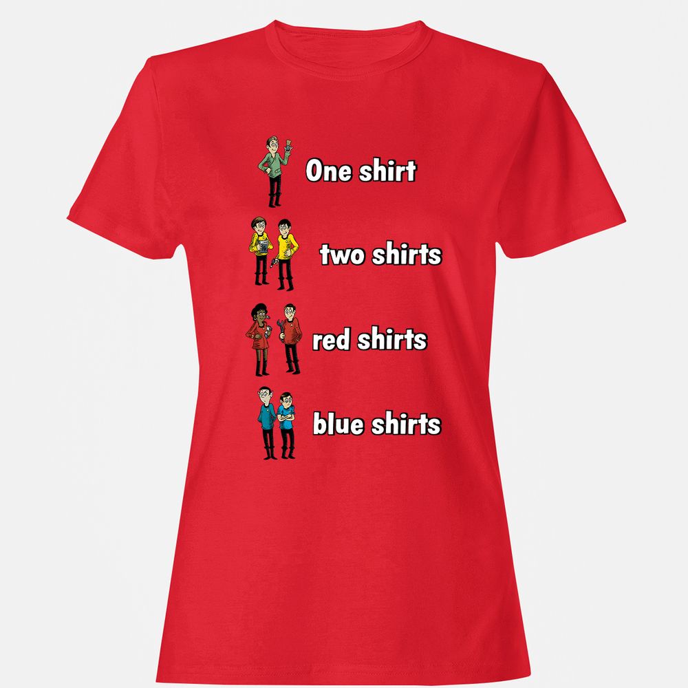 Women's T-Shirt - LC9G9EJ4 - Red - 13