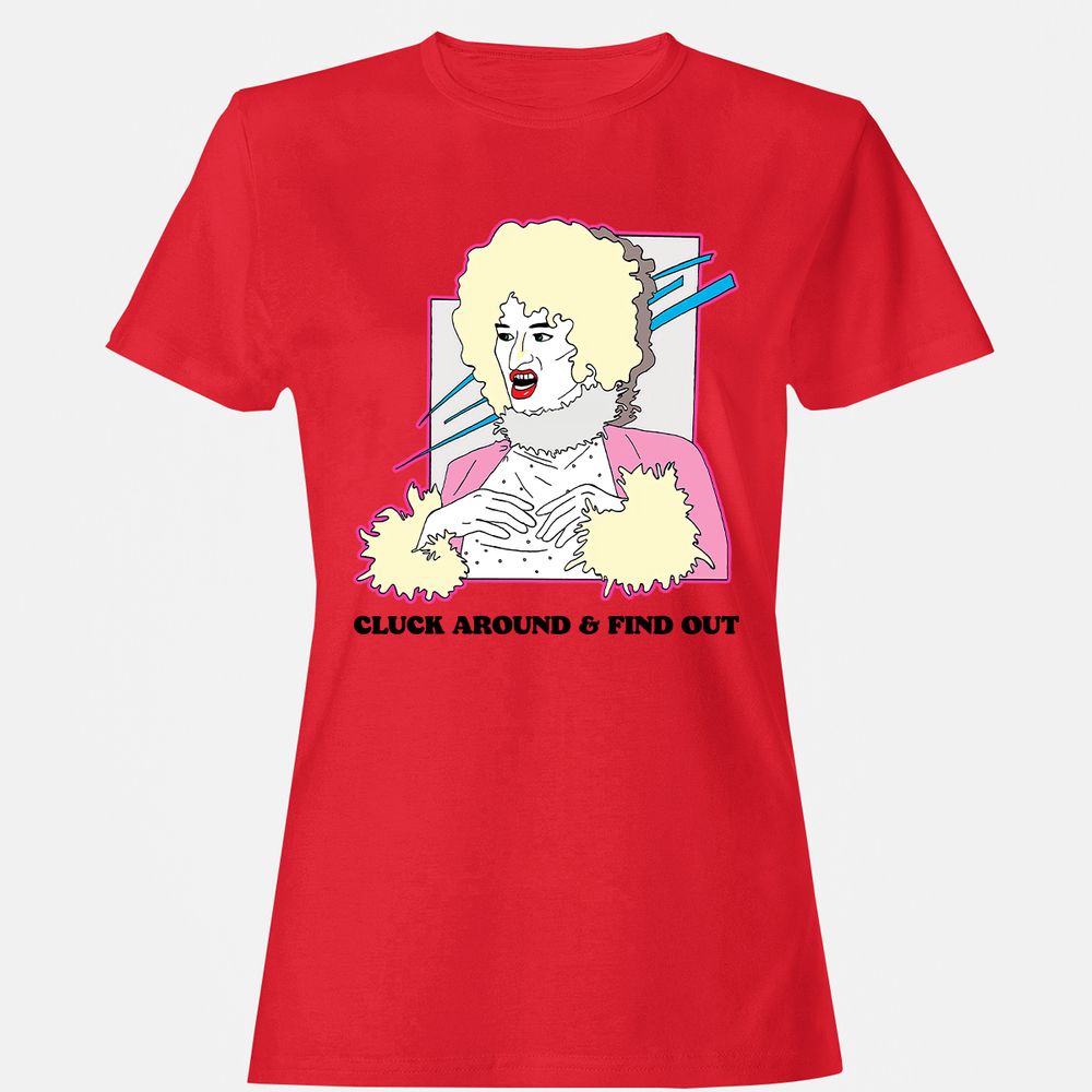 Women's T-Shirt - 8NKB78D6 - Red - 13