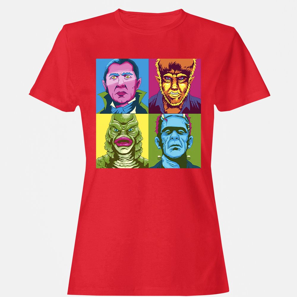 Women's T-Shirt - TFVDZG6K - Red - 13