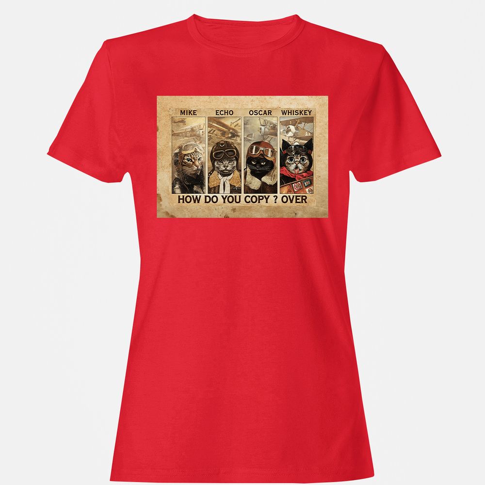 Women's T-Shirt - X96F68F6 - Red - 13