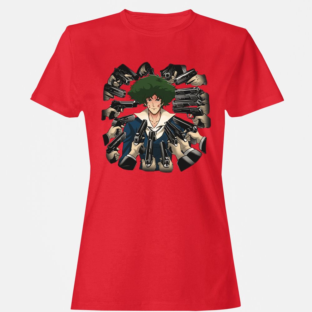 Women's T-Shirt - GQKZUUNY - Red - 13