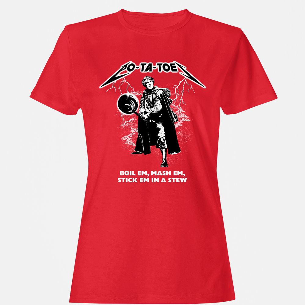 Women's T-Shirt - 1RTE46M3 - Red - 13