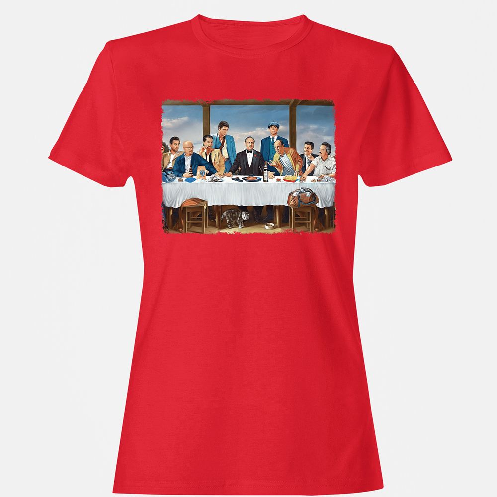 Women's T-Shirt - 4HYW86PQ - Red - 13