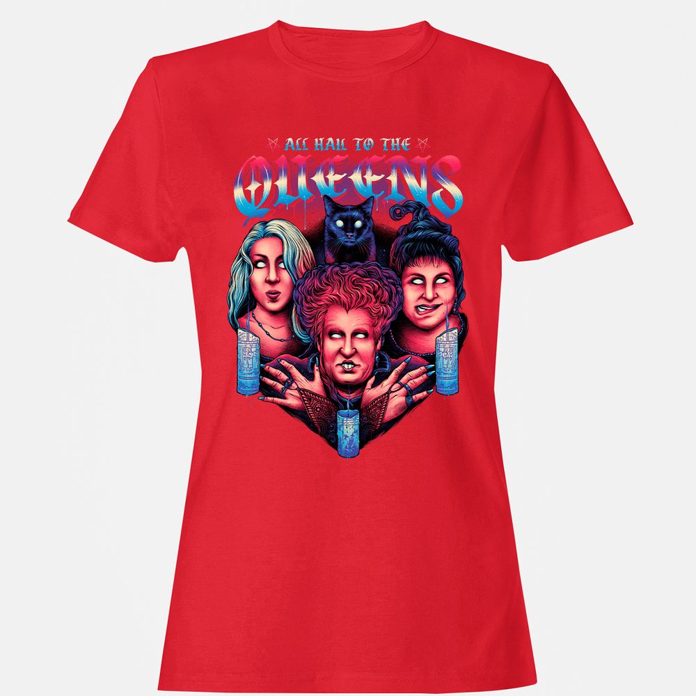 Women's T-Shirt - 745QMGXN - Red - 13