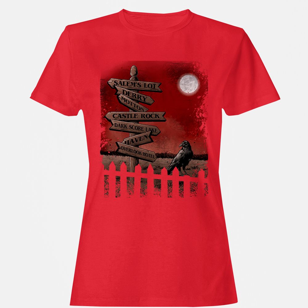 Women's T-Shirt - YM7QEK2E - Red - 13