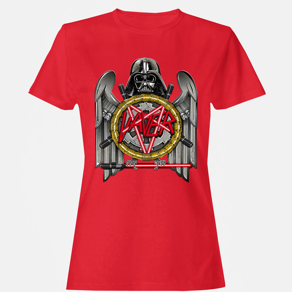 Women's T-Shirt - 3ZP3AUBE - Red - 13