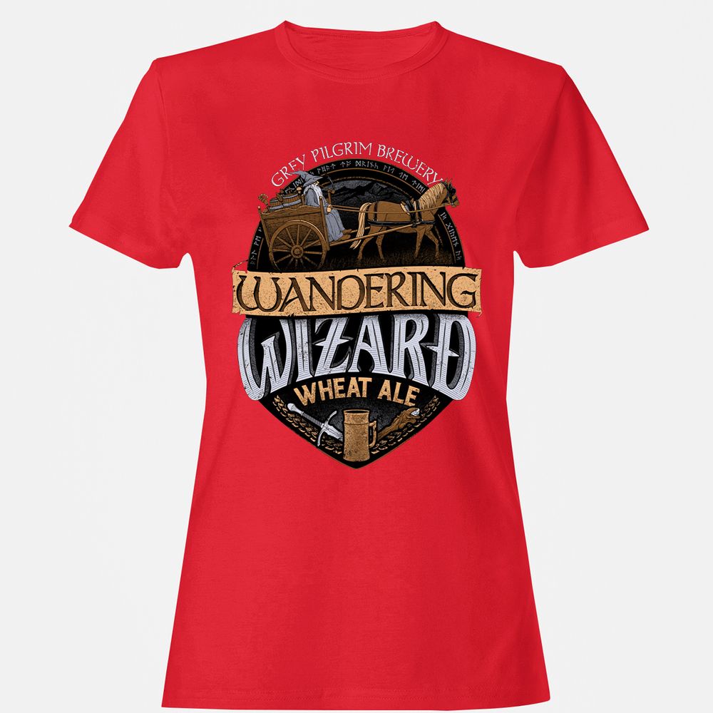 Women's T-Shirt - JFVQK8C4 - Red - 13