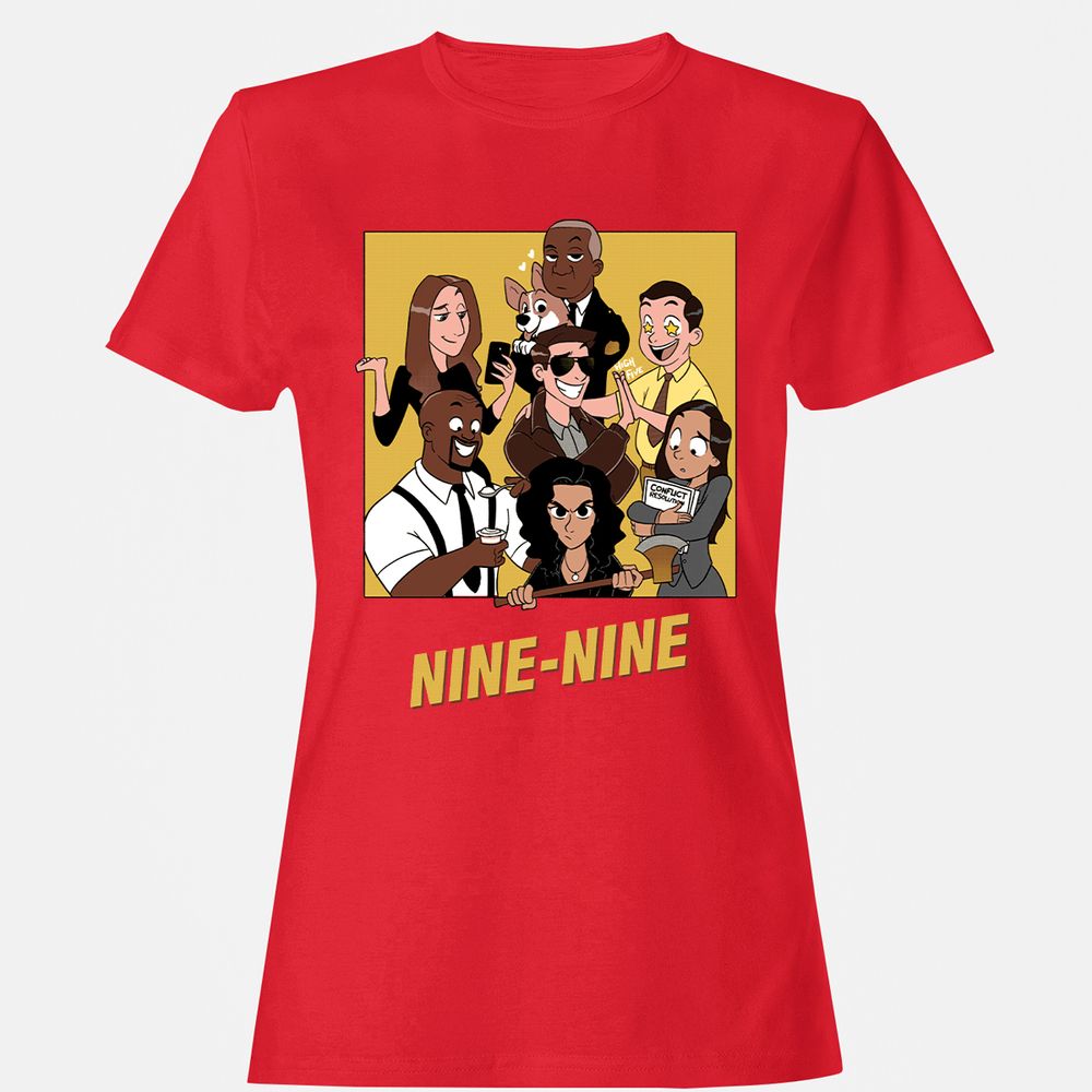 Women's T-Shirt - NECJR3FT - Red - 13