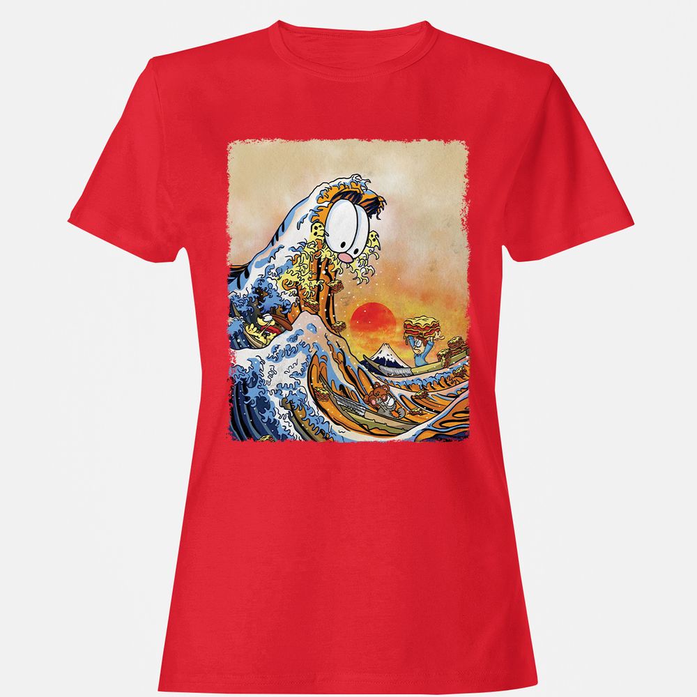 Women's T-Shirt - J9S8X9SF - Red - 13