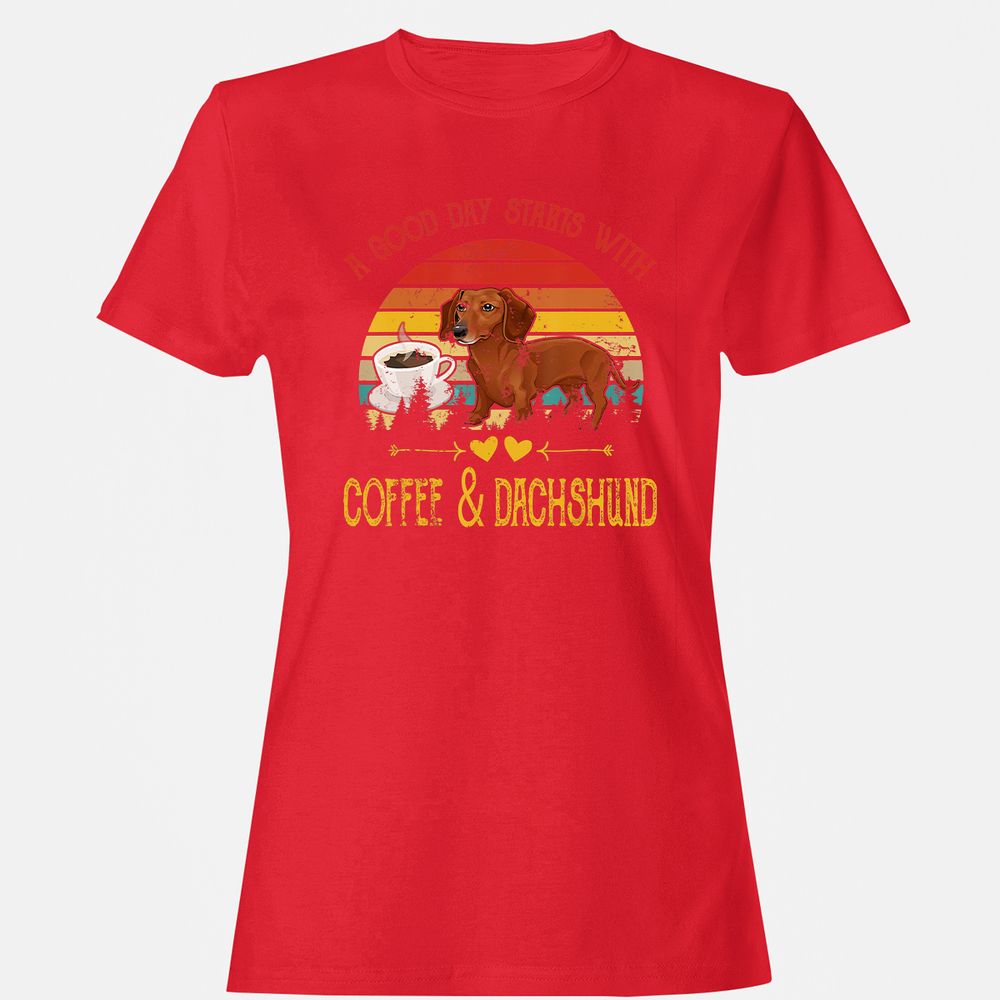 Women's T-Shirt - 8AG5WMEM - Red - 13