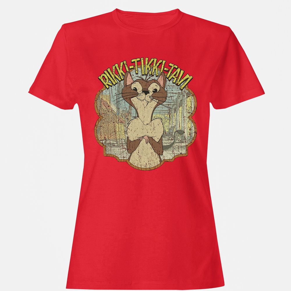 Women's T-Shirt - 4BYU7VZQ - Red - 13